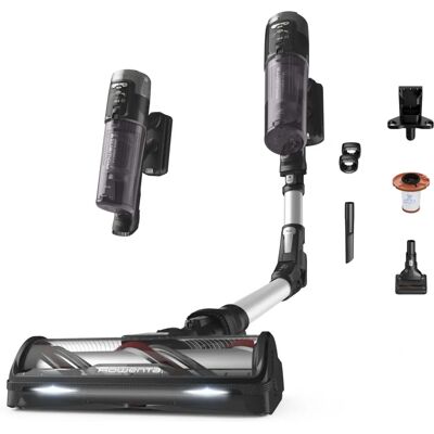 Rowenta RH9A46 - Noir, Gris - Aspirateur-balai 2 en 1 - Publicité Rowenta RH9A46 - Noir, Gris - Aspirateur-balai 2 en 1 - Publicité
