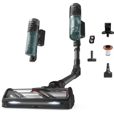 Rowenta RH9L42 - Turcoaz/negru - Aspirator vertical 2-în-1 Rowenta RH9L42 - Turcoaz/negru - Aspirator vertical 2-în-1