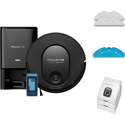 Rowenta RR8L85 - Negro - Robot Aspirador Rowenta RR8L85 - Negro - Robot Aspirador