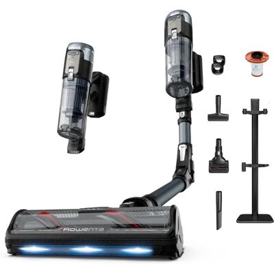 Rowenta X-Force Flex 16.60 RH9C71E0 Aspirateur - 2-en-1 sans fil sans sac noir, bleu Rowenta X-Force Flex 16.60 RH9C71E0 Aspirateur - 2-en-1 sans fil sans sac noir, bleu