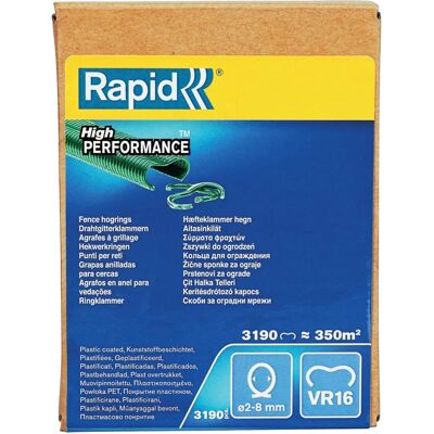 Rapid VR16 Grüne Tierbeschichtete Zaunhaken - Zaunzubehör Rapid VR16 Grüne Tierbeschichtete Zaunhaken - Zaunzubehör