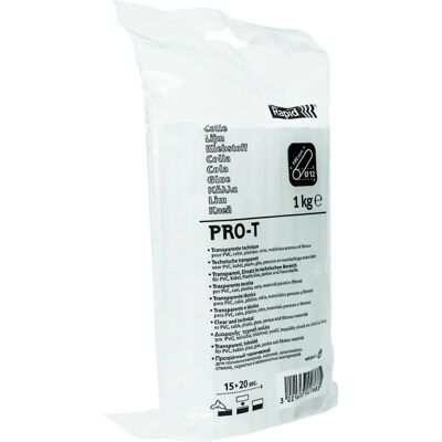 Rapid - 40302768 - Transparent Hot Glue Sticks - 12mm x 190mm - 1kg Rapid - 40302768 - Transparent Hot Glue Sticks - 12mm x 190mm - 1kg