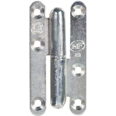 Torbel Witte verzinkte scharnieren - 110x55mm - Binnendeur Torbel Witte verzinkte scharnieren - 110x55mm - Binnendeur