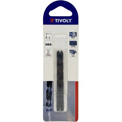 Tivoly Tivoly TX 4,5MM Bohrer - Metallstahl Bohren Tivoly Tivoly TX 4,5MM Bohrer - Metallstahl Bohren