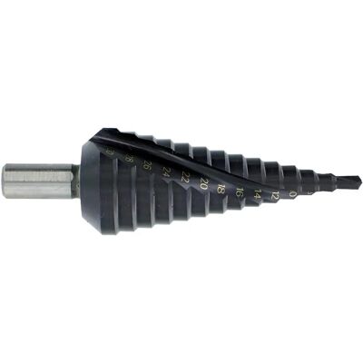 Tivoly - Trapano conico a gradino - Acciaio, inox, plastica Tivoly - Trapano conico a gradino - Acciaio, inox, plastica