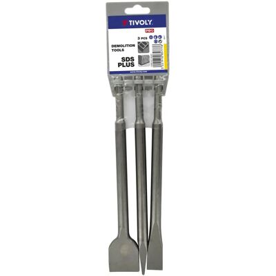 Tivoly - Set di picconi e scalpelli SDS+ - Hammer and Chisel Set Tivoly - Set di picconi e scalpelli SDS+ - Hammer and Chisel Set