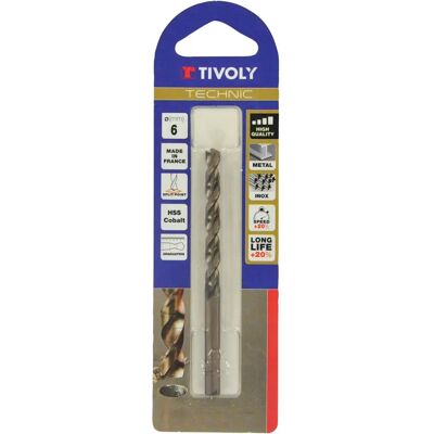 TIVOLY - Mèche en cobalt - Pointe en croix - 11mm - Publicité TIVOLY - Mèche en cobalt - Pointe en croix - 11mm - Publicité