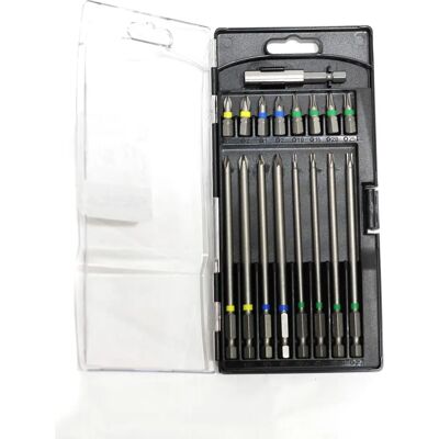 Tivoly 17-teiliges Extra Lange Schraubendreher Bits-Set - 120 mm Tivoly 17-teiliges Extra Lange Schraubendreher Bits-Set - 120 mm