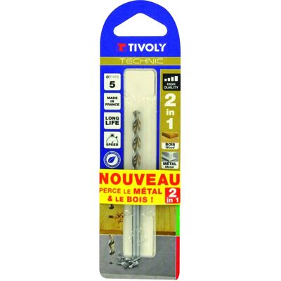 TIVOLY Model 10804420200 Wiertło - Szare TIVOLY Model 10804420200 Wiertło - Szare