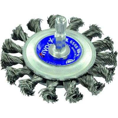Brosse métallique 75mm Technic - Décapage et rouille - Publicité Brosse métallique 75mm Technic - Décapage et rouille - Publicité