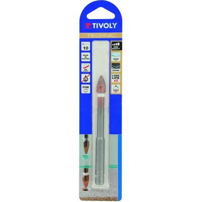 Tivoly Glass Tile Drill - Ø10mm - Double-Edged Tivoly Glass Tile Drill - Ø10mm - Double-Edged