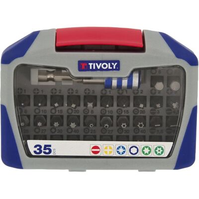 Tivoly 35-piece Screwdriver Set - Durable, Shock-Resistant Tivoly 35-piece Screwdriver Set - Durable, Shock-Resistant