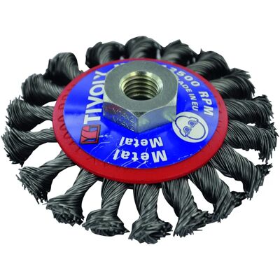 TIVOLY XT202520137 Conic Steel Wire Brush for Metal Stripping - Brush TIVOLY XT202520137 Conic Steel Wire Brush for Metal Stripping - Brush