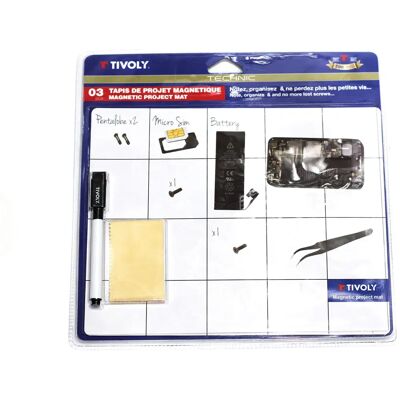 TIVOLY 11110420001 Magnetyczny Zestaw Mat Roboczych - Naprawa Elektroniki TIVOLY 11110420001 Magnetyczny Zestaw Mat Roboczych - Naprawa Elektroniki