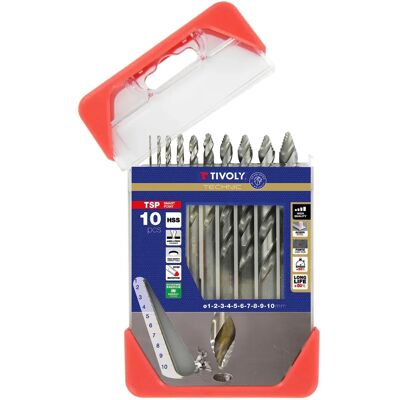 Brocas de Metal de Alto Rendimiento Tivoly - Smart Point - 10 pzs Brocas de Metal de Alto Rendimiento Tivoly - Smart Point - 10 pzs
