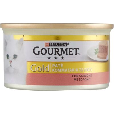 Purina Confezione Gourmet Gold Patè di Salmone - Cibo per Gatti Purina Confezione Gourmet Gold Patè di Salmone - Cibo per Gatti