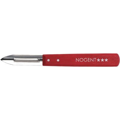 Éplucheur Nogent Bois Rouge Double Tranchant - Éplucheur de Légumes Éplucheur Nogent Bois Rouge Double Tranchant - Éplucheur de Légumes