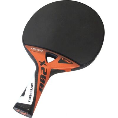 Cornilleau Nexeo X200 Graphit Outdoor Tischtennisschläger - Schwarz, Orange Cornilleau Nexeo X200 Graphit Outdoor Tischtennisschläger - Schwarz, Orange