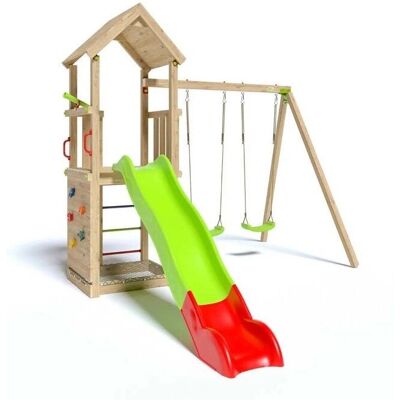 Trigano Multi-Aktivitäten Holz-Spielplatz - Für 6 Kinder - Sicherheitsgeprüft Trigano Multi-Aktivitäten Holz-Spielplatz - Für 6 Kinder - Sicherheitsgeprüft