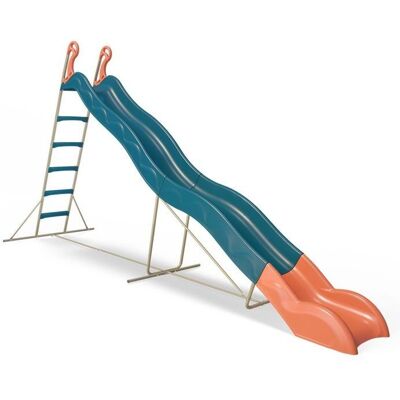 Toboggan TRIGANO Valou - 3,80m en plastique anti-UV pour enfants - Publicité Toboggan TRIGANO Valou - 3,80m en plastique anti-UV pour enfants - Publicité