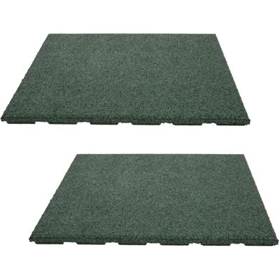 Tapis de sécurité pour terrain de jeu Trigano - 50x50cm - Ensemble de 2 - Publicité Tapis de sécurité pour terrain de jeu Trigano - 50x50cm - Ensemble de 2 - Publicité