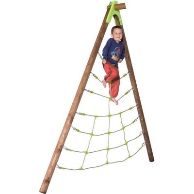 Kit Pirate T'Spieder - Réseau d'escalade pour balançoire en bois - Publicité Kit Pirate T'Spieder - Réseau d'escalade pour balançoire en bois - Publicité