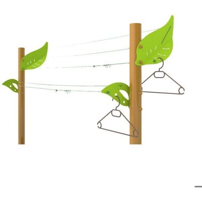 Sèche-linge à linge Trigano Helios - Fabriqué en France, 60m de cordon, Vert & Marron - Publicité Sèche-linge à linge Trigano Helios - Fabriqué en France, 60m de cordon, Vert & Marron - Publicité