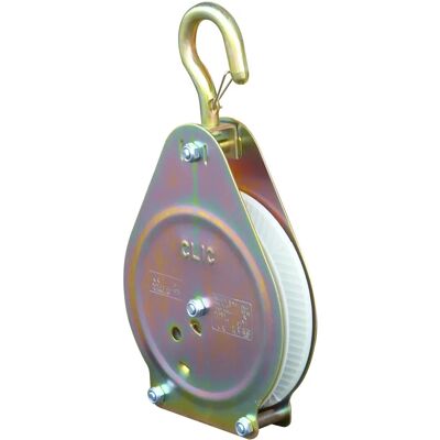 Poulie Outifrance - Capacité 80kg - Diamètre 21cm - Sécurité anti-retour - Garantie 1 an - Publicité Poulie Outifrance - Capacité 80kg - Diamètre 21cm - Sécurité anti-retour - Garantie 1 an - Publicité