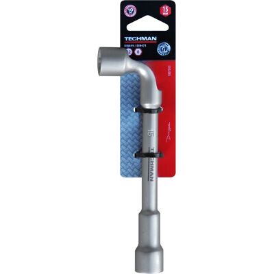 TECHMAN Clé à pipe industrielle 16mm - Tête courte - Publicité TECHMAN Clé à pipe industrielle 16mm - Tête courte - Publicité