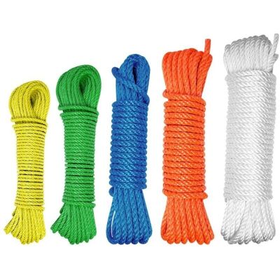 OUTIFRANCE - Polypropylen Seil - Gelb 8mm - 25m - 750g - Seil OUTIFRANCE - Polypropylen Seil - Gelb 8mm - 25m - 750g - Seil