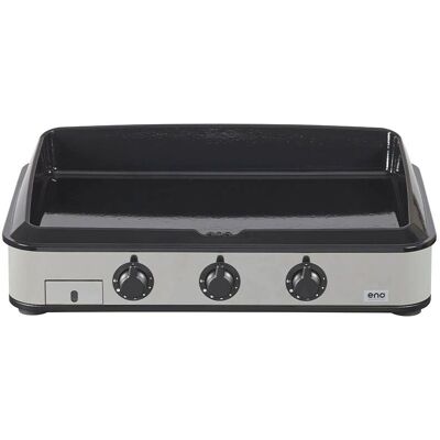 Plancha à gaz ENOSIGN 80 Inox - Acier inoxydable, 3 brûleurs - Publicité Plancha à gaz ENOSIGN 80 Inox - Acier inoxydable, 3 brûleurs - Publicité