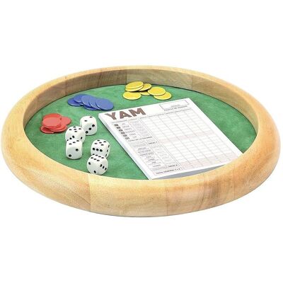 Jeujura Modello Unico - Pista di Dadi in Legno per 3+ - Gioco da Tavolo Jeujura Modello Unico - Pista di Dadi in Legno per 3+ - Gioco da Tavolo