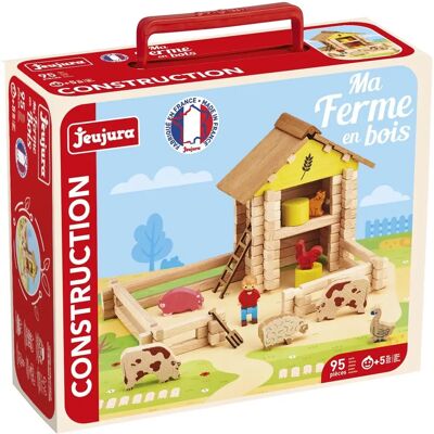 Jeujura Granja de Madera - 95 Piezas - Juguete de Granja en Madera para Niños 5+ Jeujura Granja de Madera - 95 Piezas - Juguete de Granja en Madera para Niños 5+