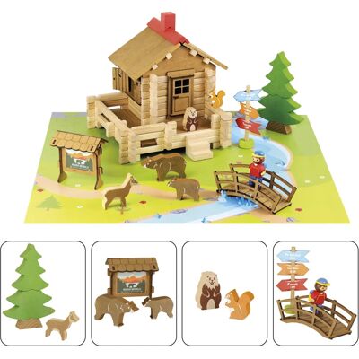 Jeujura 8093 Jouet de construction en bois - Réserve naturelle 125 pièces - Publicité Jeujura 8093 Jouet de construction en bois - Réserve naturelle 125 pièces - Publicité