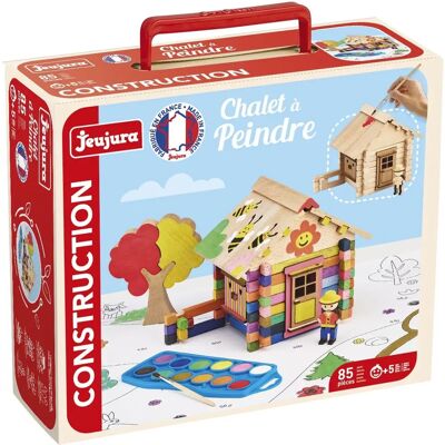 Jeujura Holzchalet zum Bemalen - Konstruktionsset für Kinder Jeujura Holzchalet zum Bemalen - Konstruktionsset für Kinder