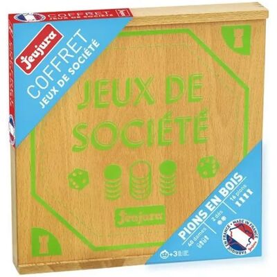 Jeujura Coffret de Jeux en Bois - Dès 3 Ans - Boîte de Jeux de Société Jeujura Coffret de Jeux en Bois - Dès 3 Ans - Boîte de Jeux de Société