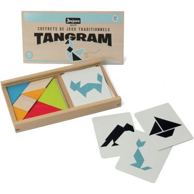 Jeujura J8144 Drewniany Tangram - Gra Planszowa dla Dzieci Jeujura J8144 Drewniany Tangram - Gra Planszowa dla Dzieci