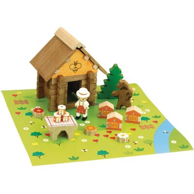 Jeujura 8223 Öko-Holzbaukasten - Frankreich Jeujura 8223 Öko-Holzbaukasten - Frankreich