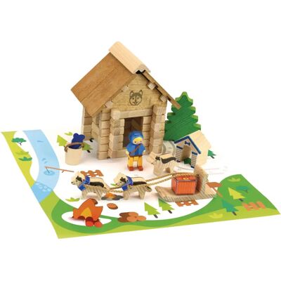 JEUJURA 8227 Jouet de Construction - Maison en Bois pour Husky - Publicité JEUJURA 8227 Jouet de Construction - Maison en Bois pour Husky - Publicité