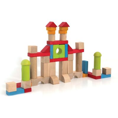 Jeujura 8242 Blocs en Bois - Jouet Éducatif - Publicité Jeujura 8242 Blocs en Bois - Jouet Éducatif - Publicité