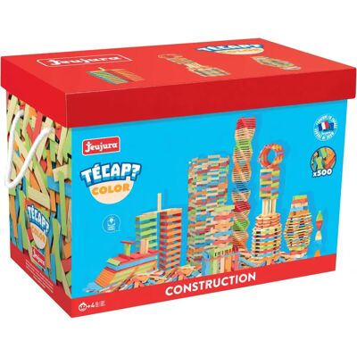 JEUJURA 8339 Wielokolorowa drewniana zabawka konstrukcyjna - Building toy JEUJURA 8339 Wielokolorowa drewniana zabawka konstrukcyjna - Building toy
