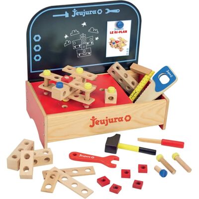 Jeujura 8593 Banc de travail en bois - Jouet de rôle - Publicité Jeujura 8593 Banc de travail en bois - Jouet de rôle - Publicité
