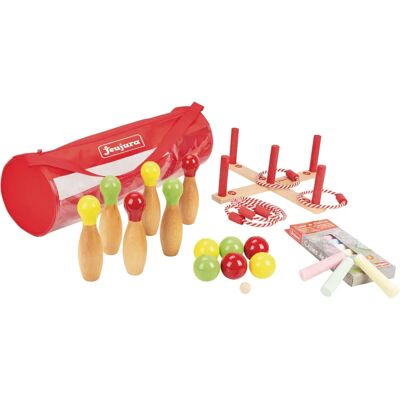 Jeujura 8604 Holz Outdoor Aktiv-Spielset - Kinderspiel Jeujura 8604 Holz Outdoor Aktiv-Spielset - Kinderspiel