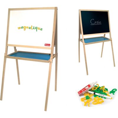 Tablero doble cara creativo de madera Jeujura - juguete de arte y manualidades Tablero doble cara creativo de madera Jeujura - juguete de arte y manualidades
