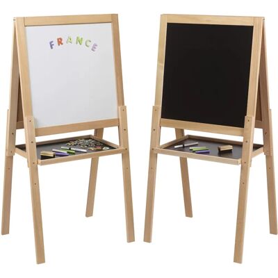 Jeujura 8748 Jouet d'art et d'artisanat - Tableau en bois multifonction - Tableau blanc magnétique Jeujura 8748 Jouet d'art et d'artisanat - Tableau en bois multifonction - Tableau blanc magnétique