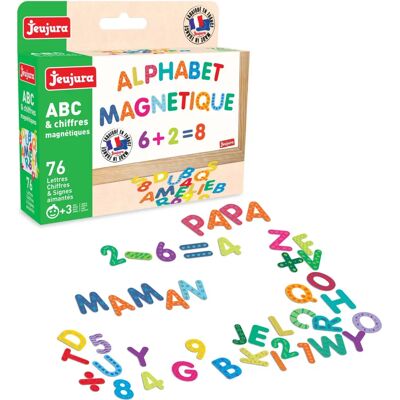 Jeujura Magnetische letters en cijfers set - Knutsel speelgoed Jeujura Magnetische letters en cijfers set - Knutsel speelgoed