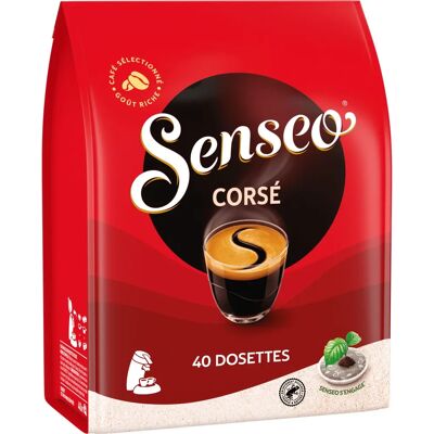Senseo Corsé Capsules de Café - Intense Aromatique - 40 pcs - Publicité Senseo Corsé Capsules de Café - Intense Aromatique - 40 pcs - Publicité