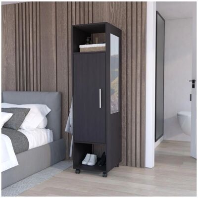 Armario Kronospan Tuhome Concept - Negro 160x40x48 cm Armario Kronospan Tuhome Concept - Negro 160x40x48 cm