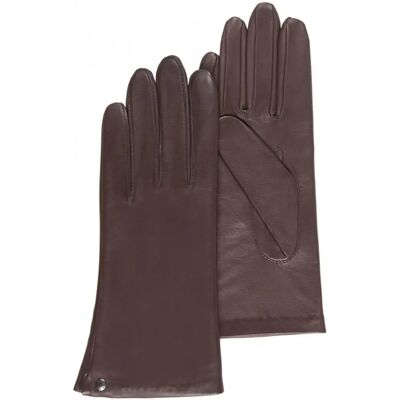 Gants en Cuir Marron Isotoner - Femme - Taille 6.5 Gants en Cuir Marron Isotoner - Femme - Taille 6.5