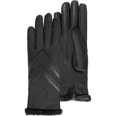 Gants femme en tissu recyclé Isotoner - Chauds & Imperméables - Publicité Gants femme en tissu recyclé Isotoner - Chauds & Imperméables - Publicité